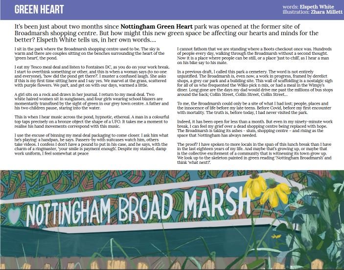 Illustration of Nottingham Broadmarsh for Leftlion 177