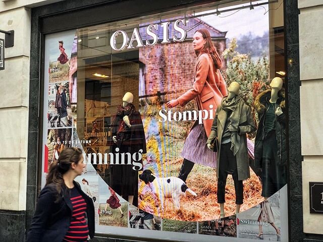 Our motion design and post creative work with incredibly talented folks at @oasisfashion are showcasing at Oasis stores across London.