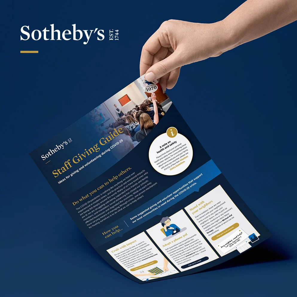 Sothebys CV-19 Giving Guide