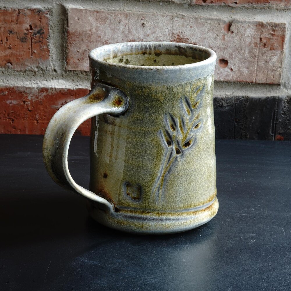 The juiciest of all. This mug was in the #michianawoodfire for four days. Available now in my online store at TrevorClayworks.com