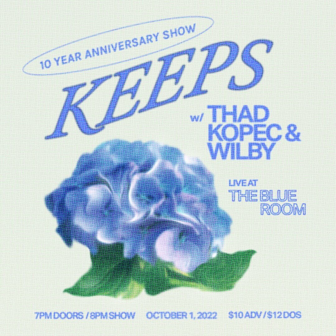 Enter to win two tickets to @keepsmusic 10th anniversary show at @theblueroomnashville this Saturday, October 1st! Link in bio to enter. Deadline to enter is 9/30 at 5pm CT.