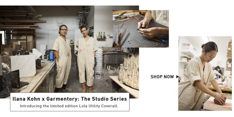 Featured marketing assets for Garmentory Studio Series campaign