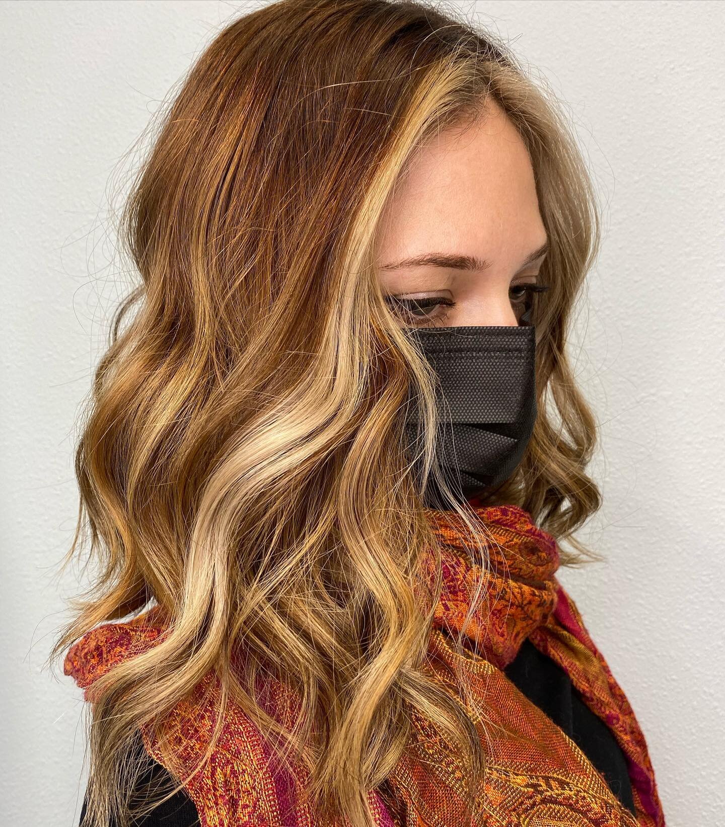 Fire 🔥in AquaFire 😉 #aquafiresalon #winstonsalemhairstylist #balayage #wsnc #angelzenhair #zenhair #hair #redhair