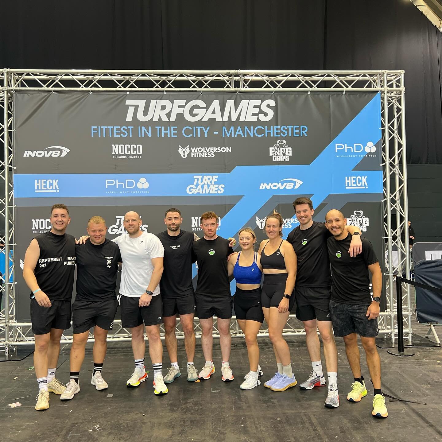 We took ourselves north for @turfgames fittest in the city. 

Both teams doing doing well, with PB lifts and great overall scores 💪

Well done Everyone 💚

&amp; a massive thank you to our pit crew 💚