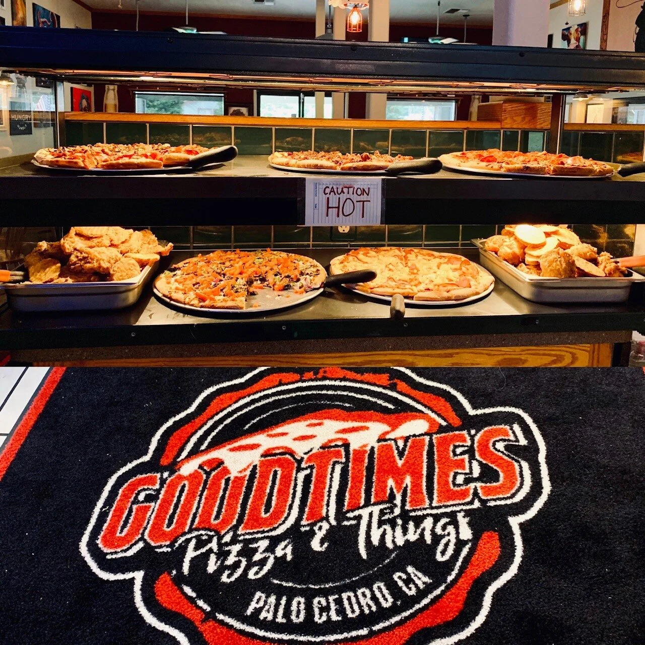 Menu Pizza Dough Broasted Chicken Good Times Pizza & Things