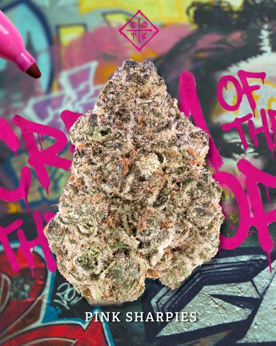 New Drop: Pink Sharpies (Permanent Marker x Zoap). A neon indica high, that leaves you feeling like you&rsquo;re glowing. ☁️✨