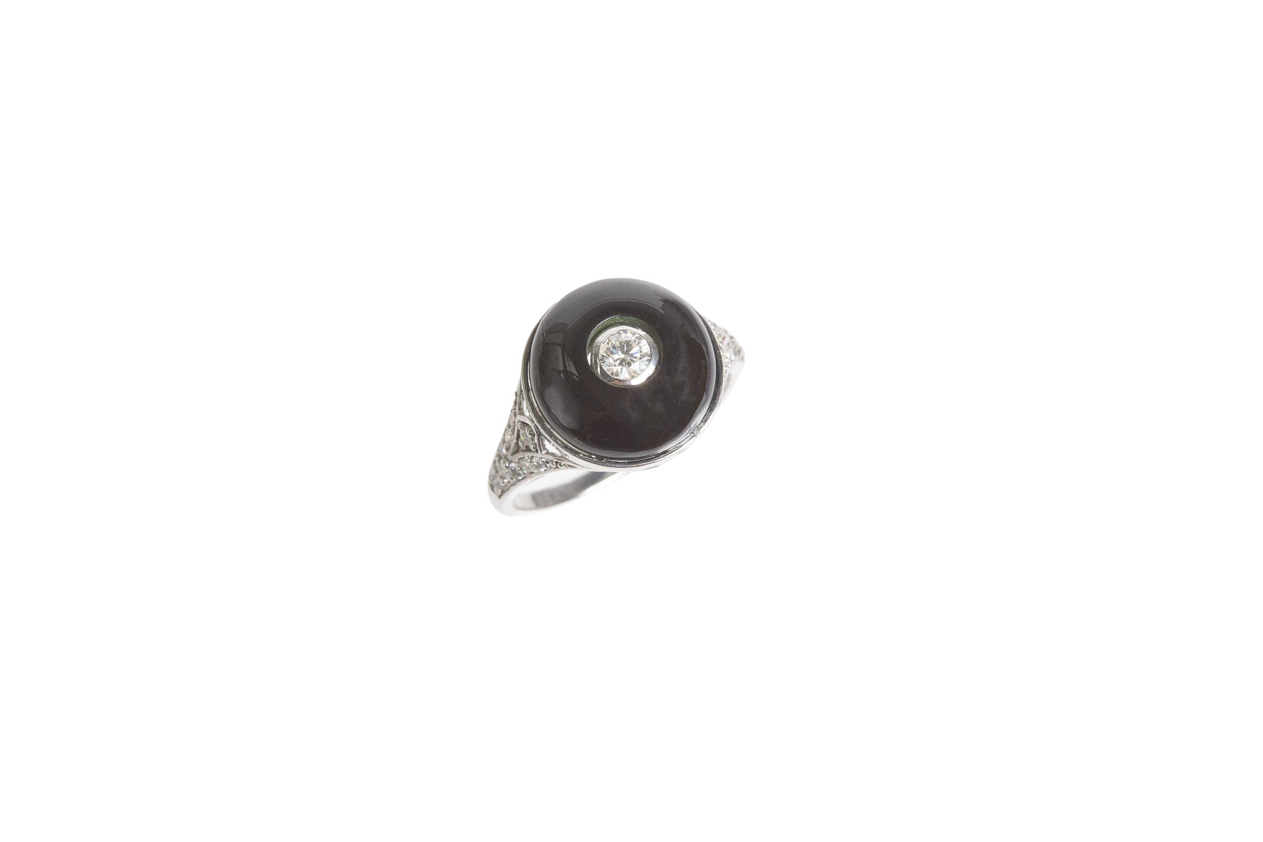 Domed black onyx button TurnerandTatler101525_0750.png