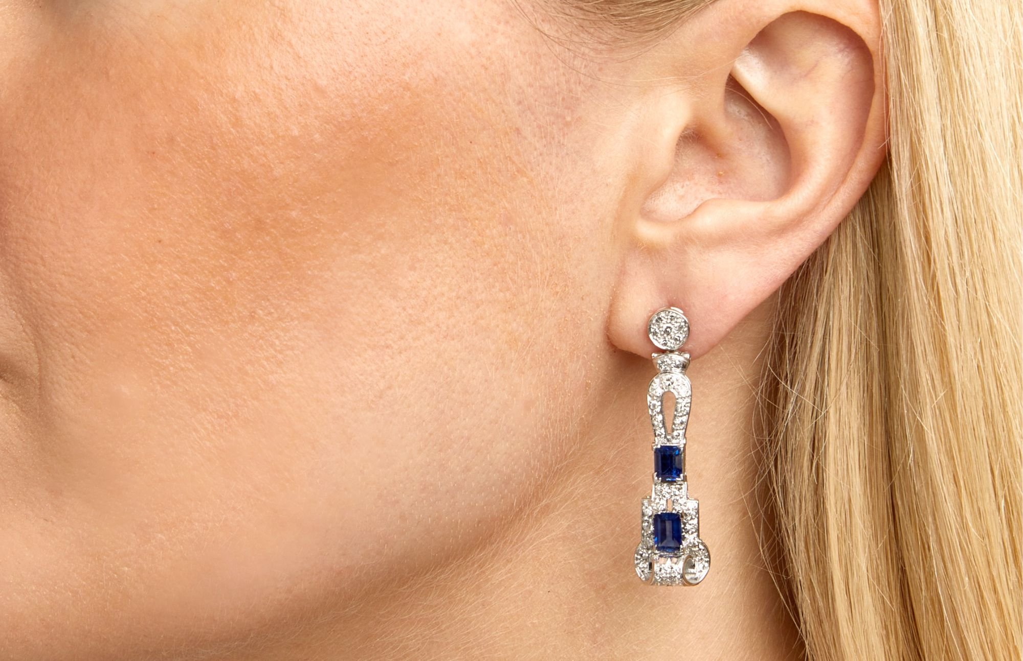 Vintage Diamond and Sapphire Earrings.jpg