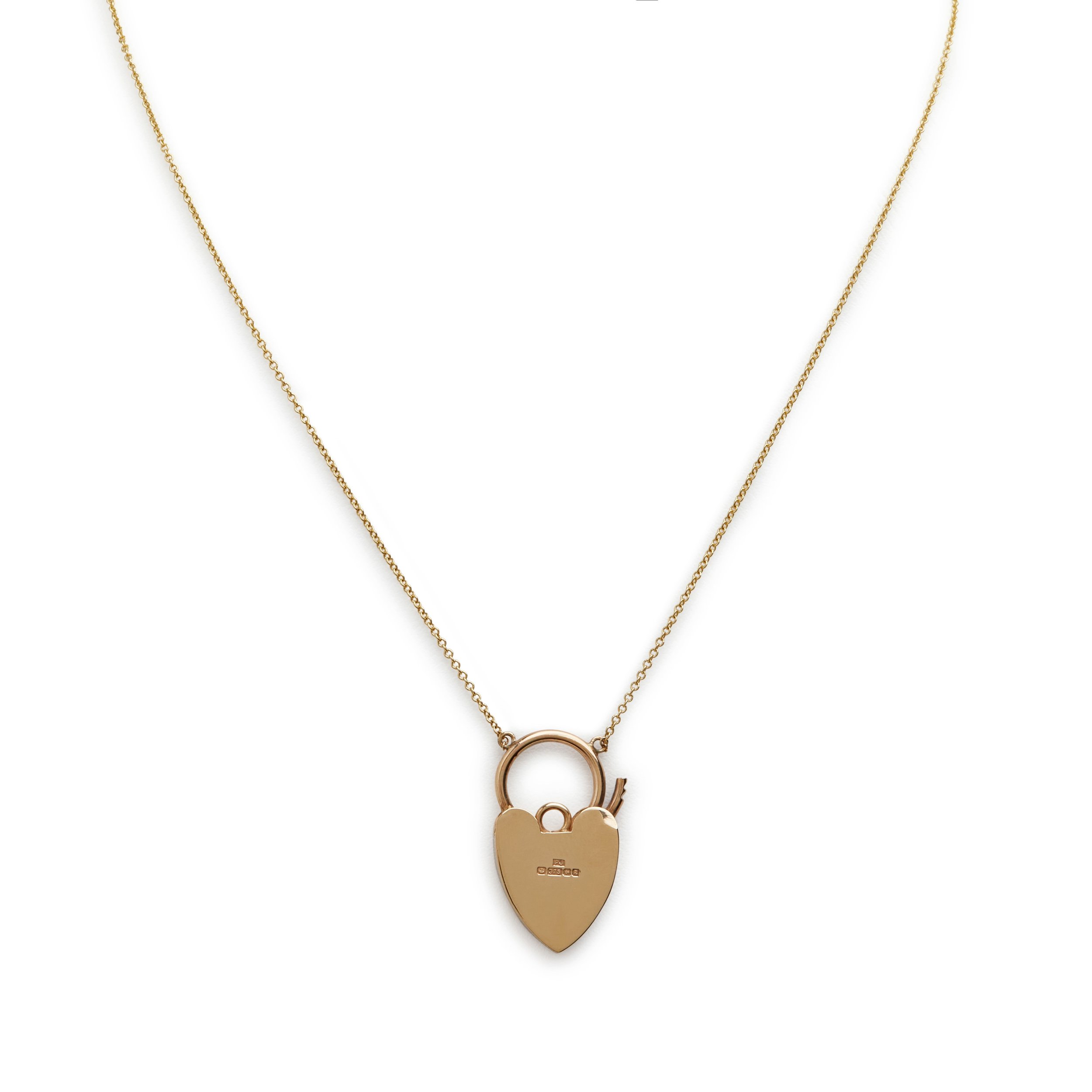 Vintage Heart Padlock Necklace — Turner & Tatler