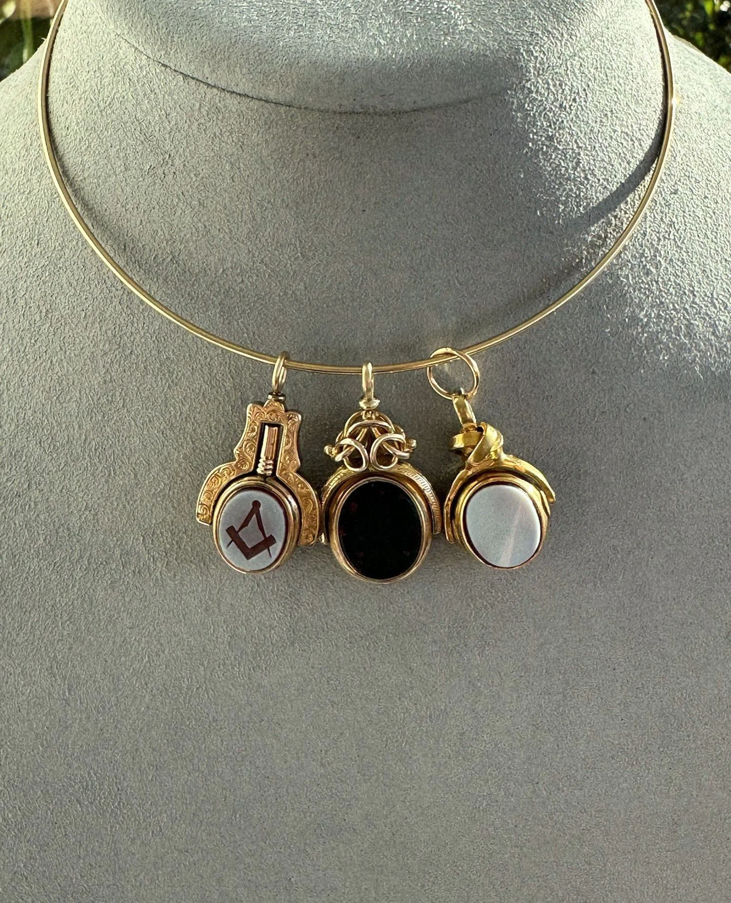 A trio of antique gold fobs: each once a private keepsake, now ready for a new chapter.⁠
⁠
Only three remain. When they&rsquo;re gone, they are gone forever ✨