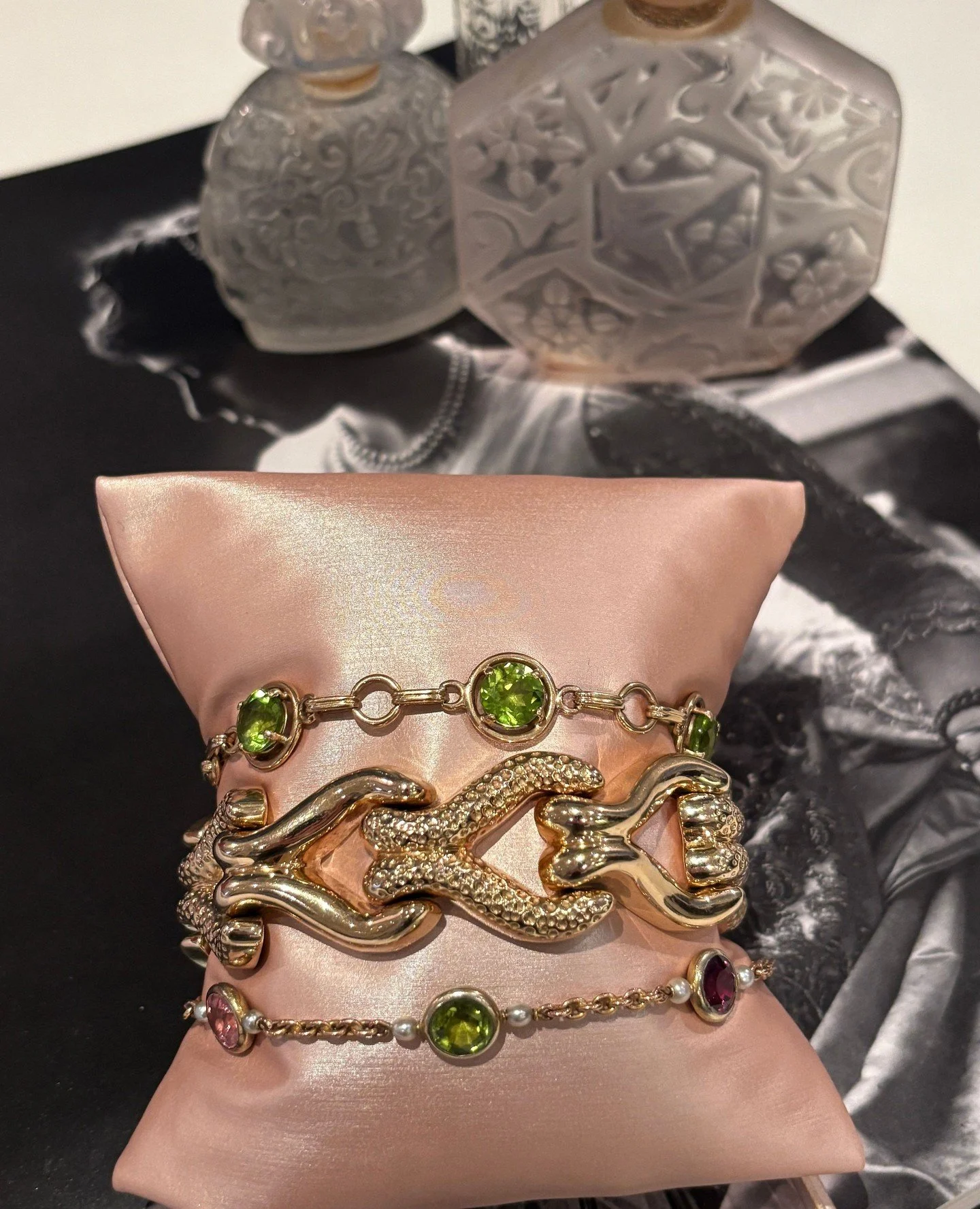 A little color goes a long way for Mom. Pops of vibrant gemstones she'll wear forever.