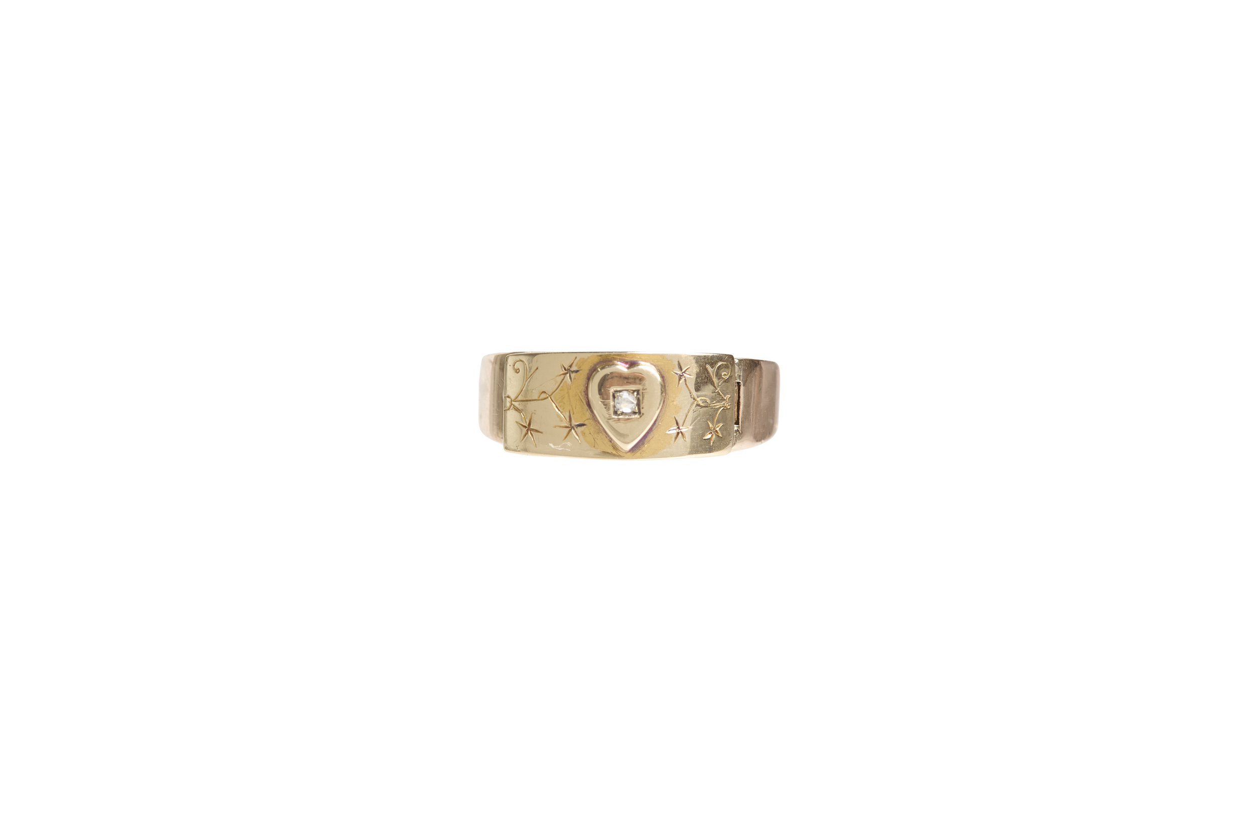 Mizpah Ring Antique Heart and Diamond _0672.png