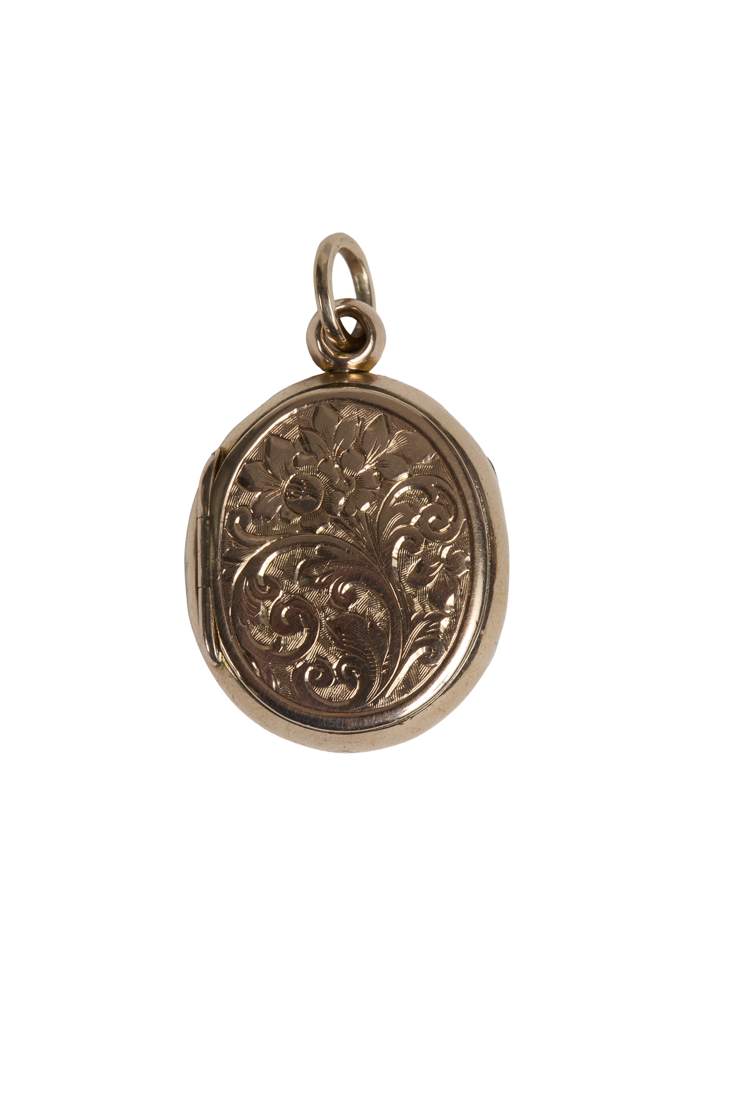 Antique Engraved Double Opening Locket