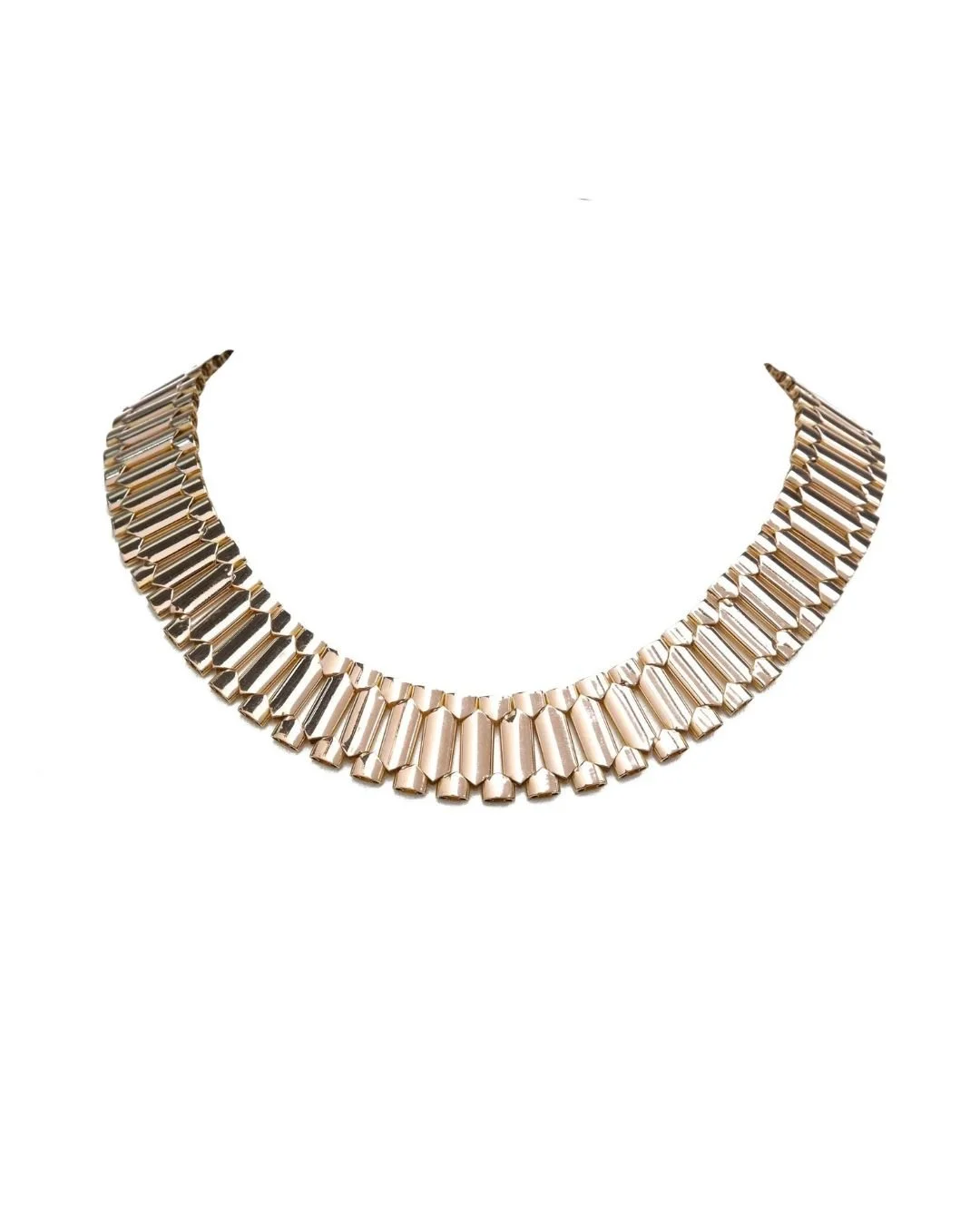 Exceptional Antique 15KT Rose Gold Collar Necklace.jpg
