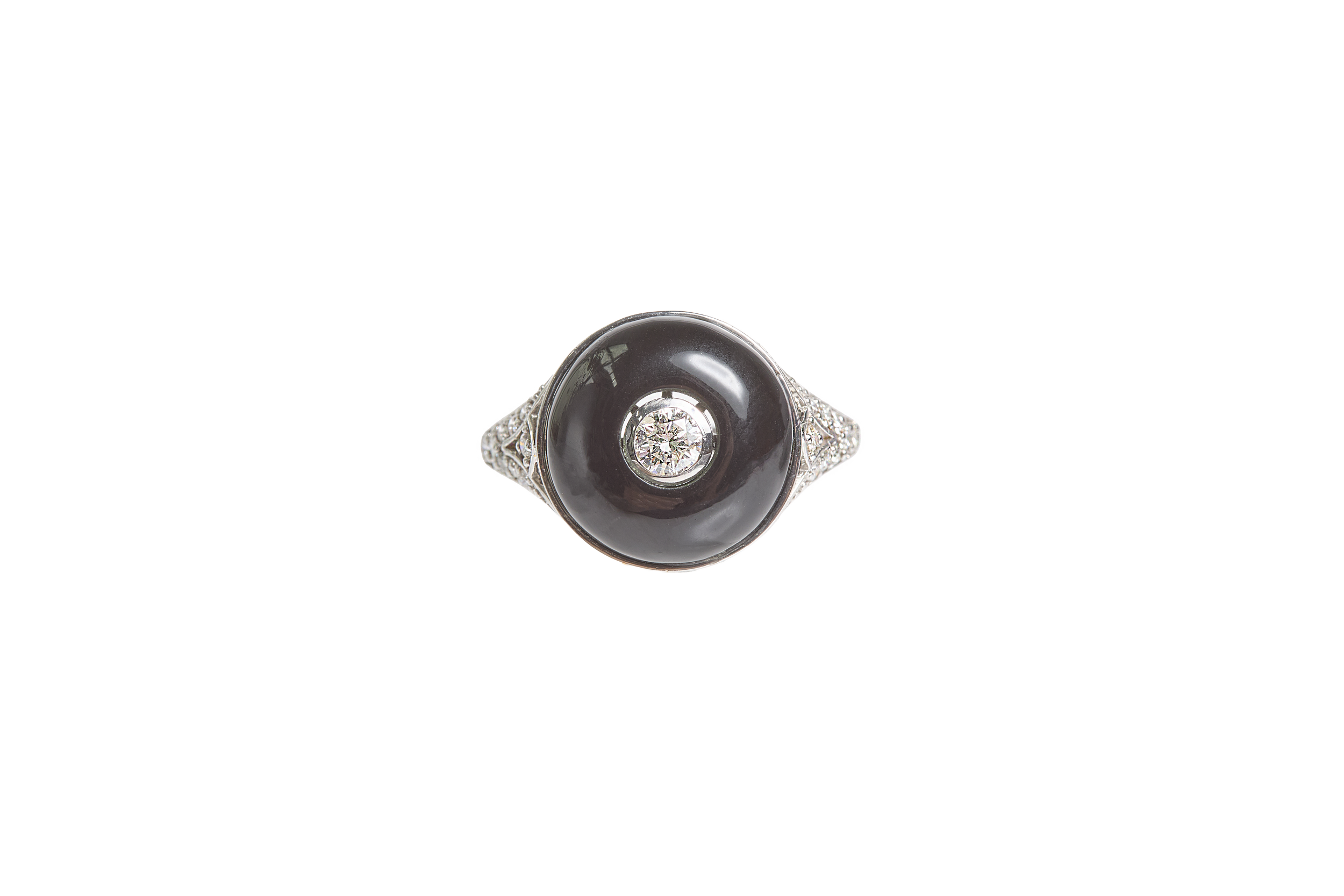 Domed black onyx button TurnerandTatler101525_0753.png