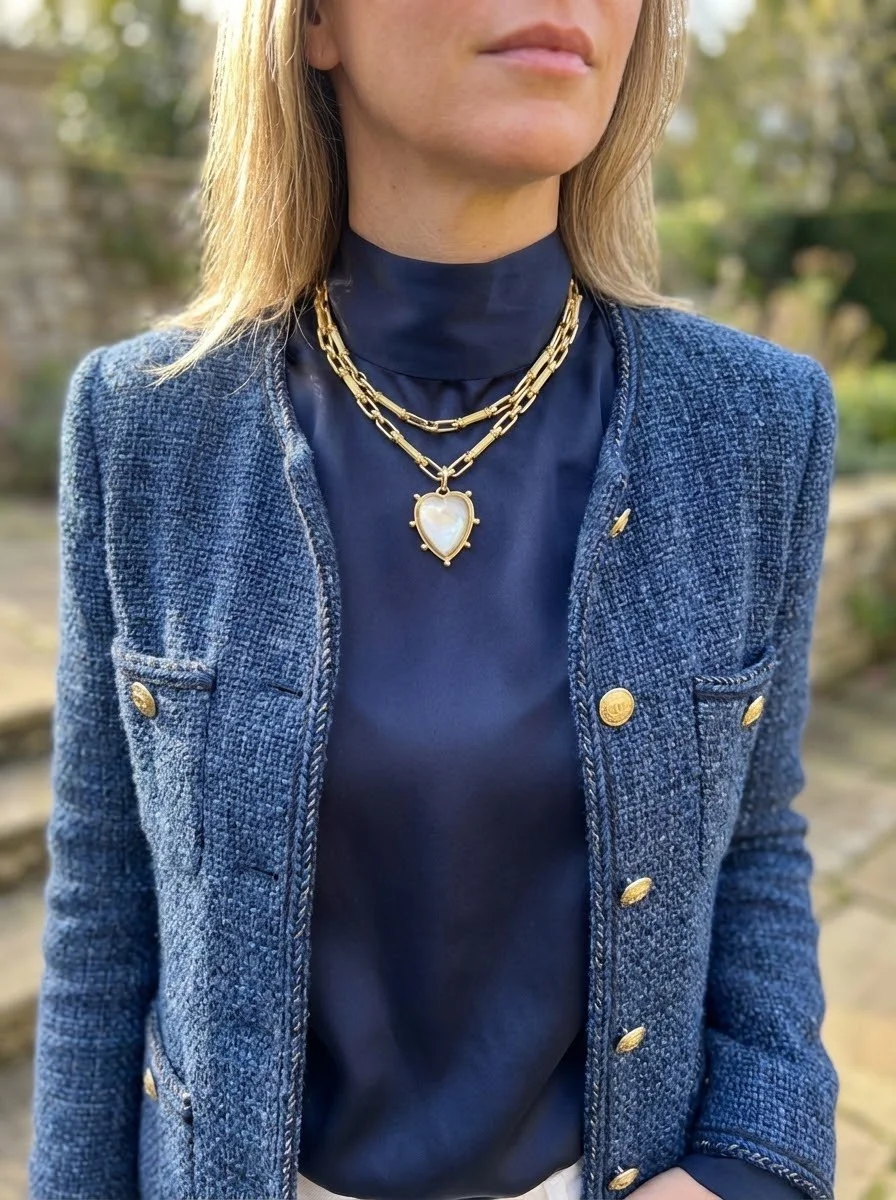 Chain + Hear Pendant in Navy.jpg