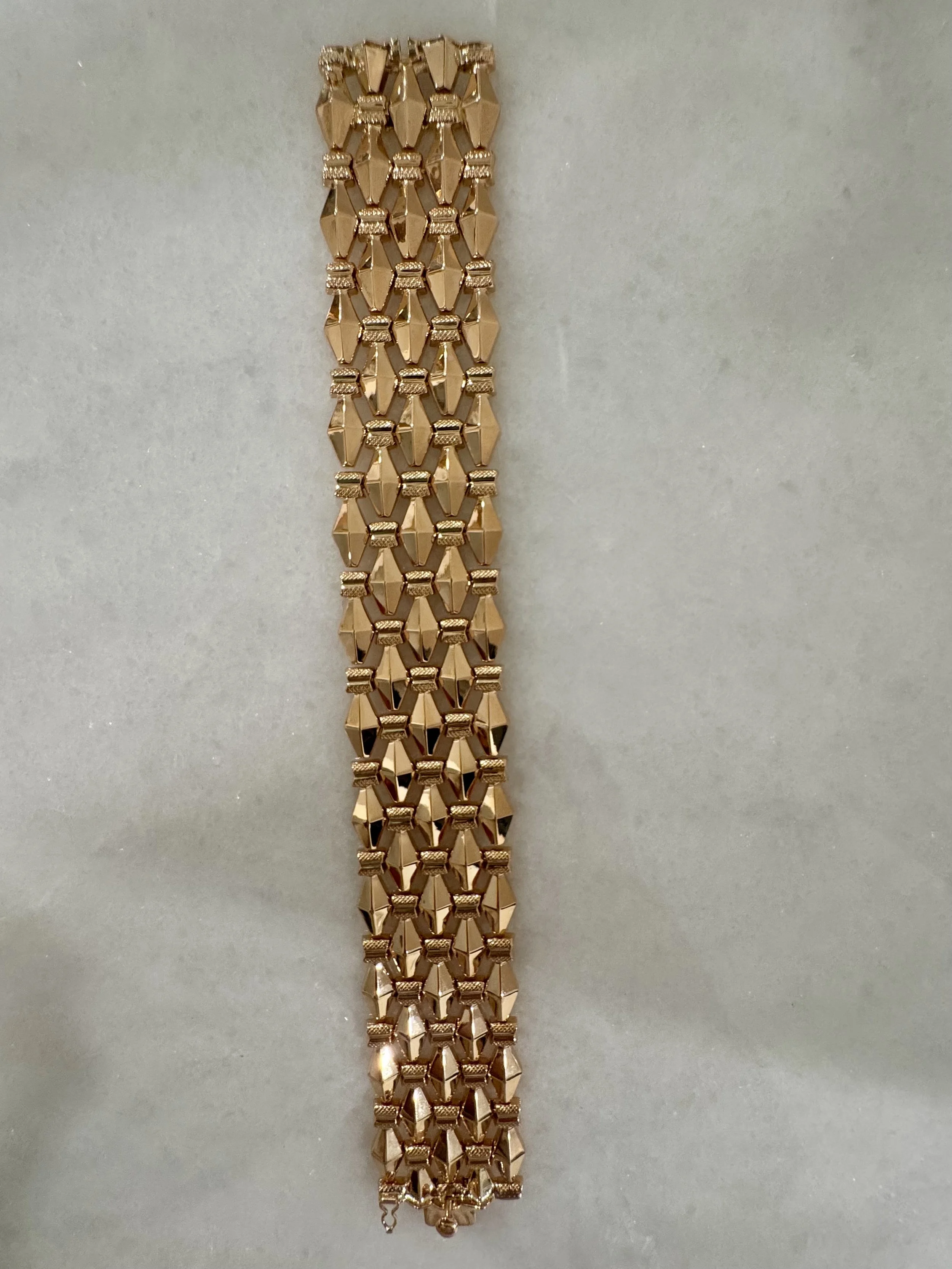 Retro 1940s 18KT Rose Gold Bracelet4.jpeg
