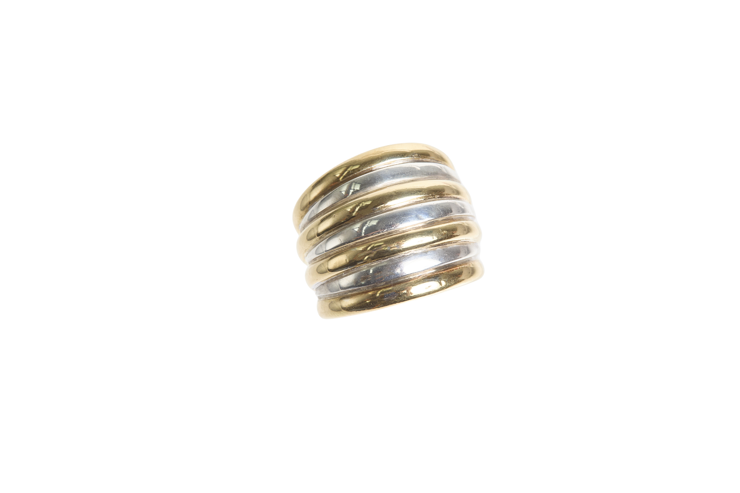 1970s Gold and Silver Band Ring.png