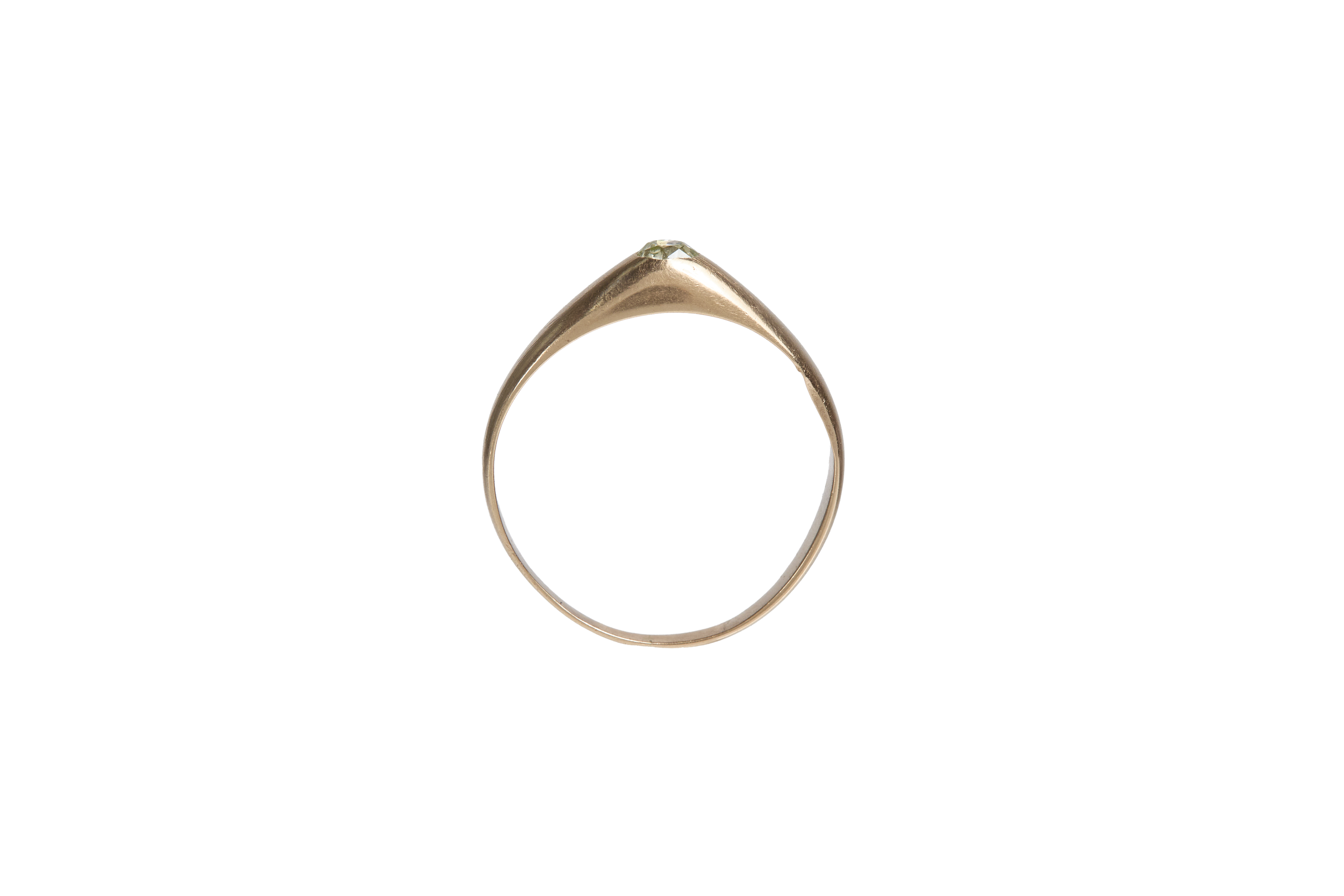 Domed Top Diamond Ring Single Stone 0630.png