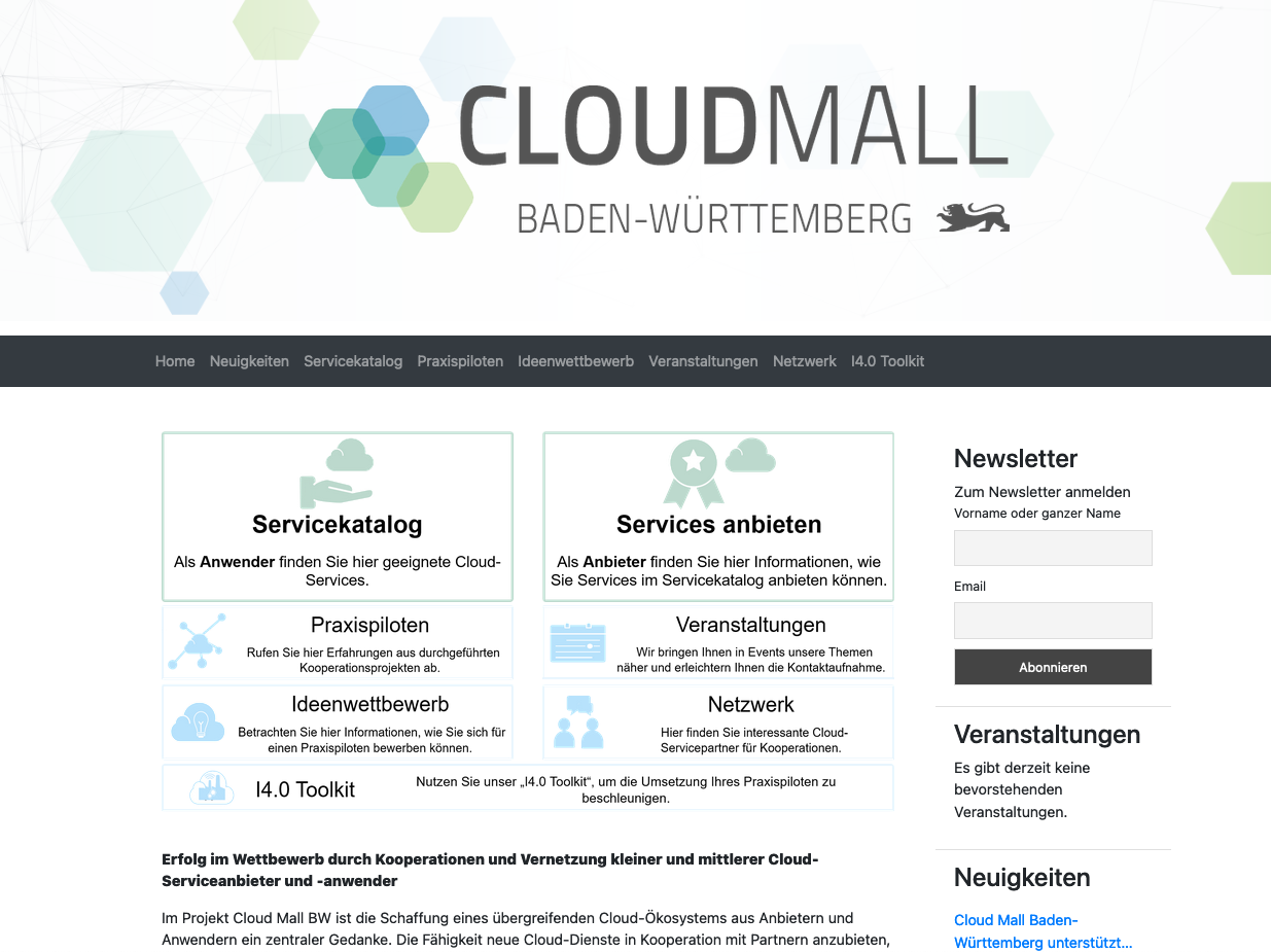 bwcon GmbH und STROMDAO GmbH betreiben in Zukunft gemeinsam das Cloud Mall BW-Ökosystem