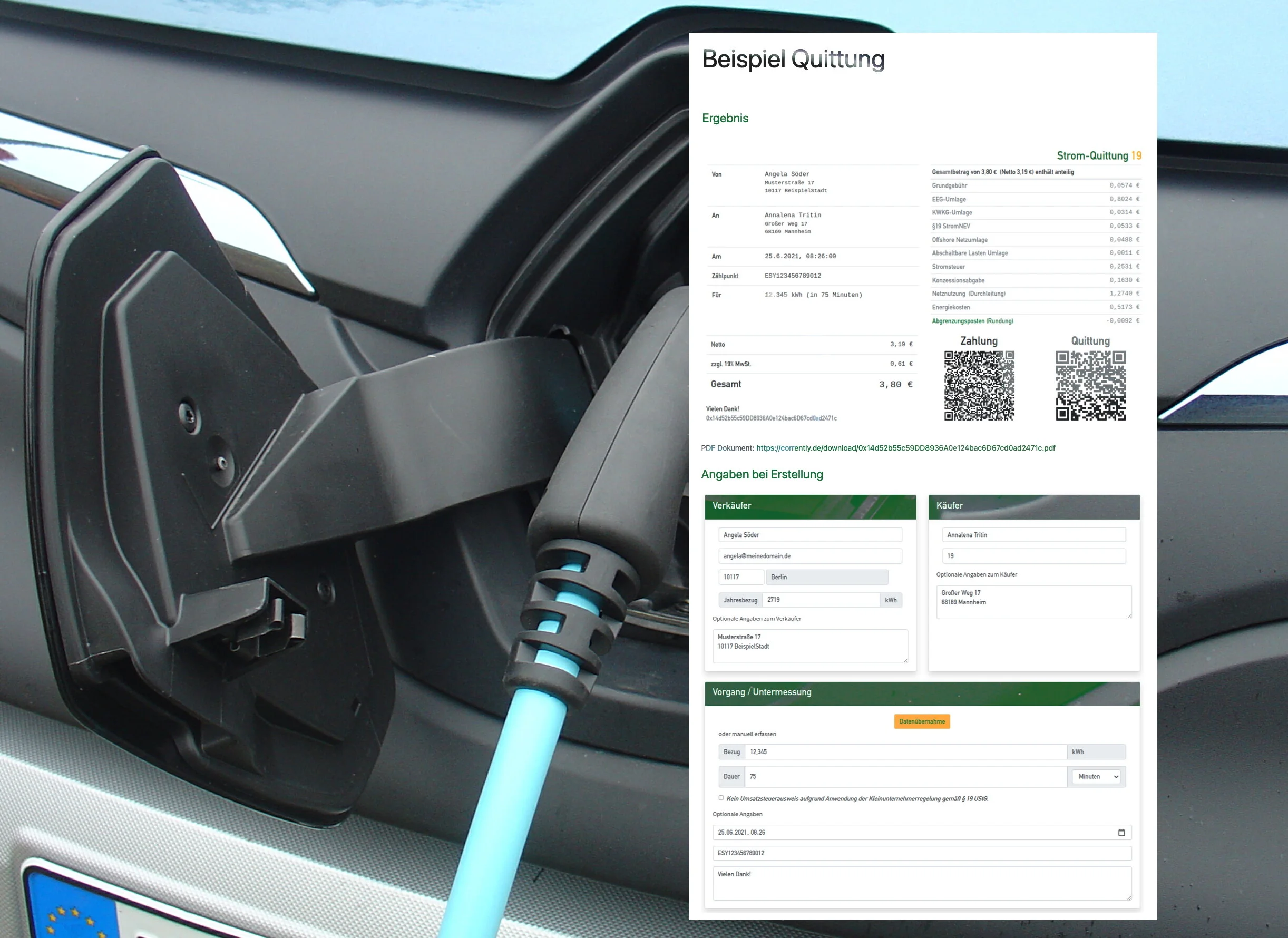 Jetzt gibt´s die Quittung!