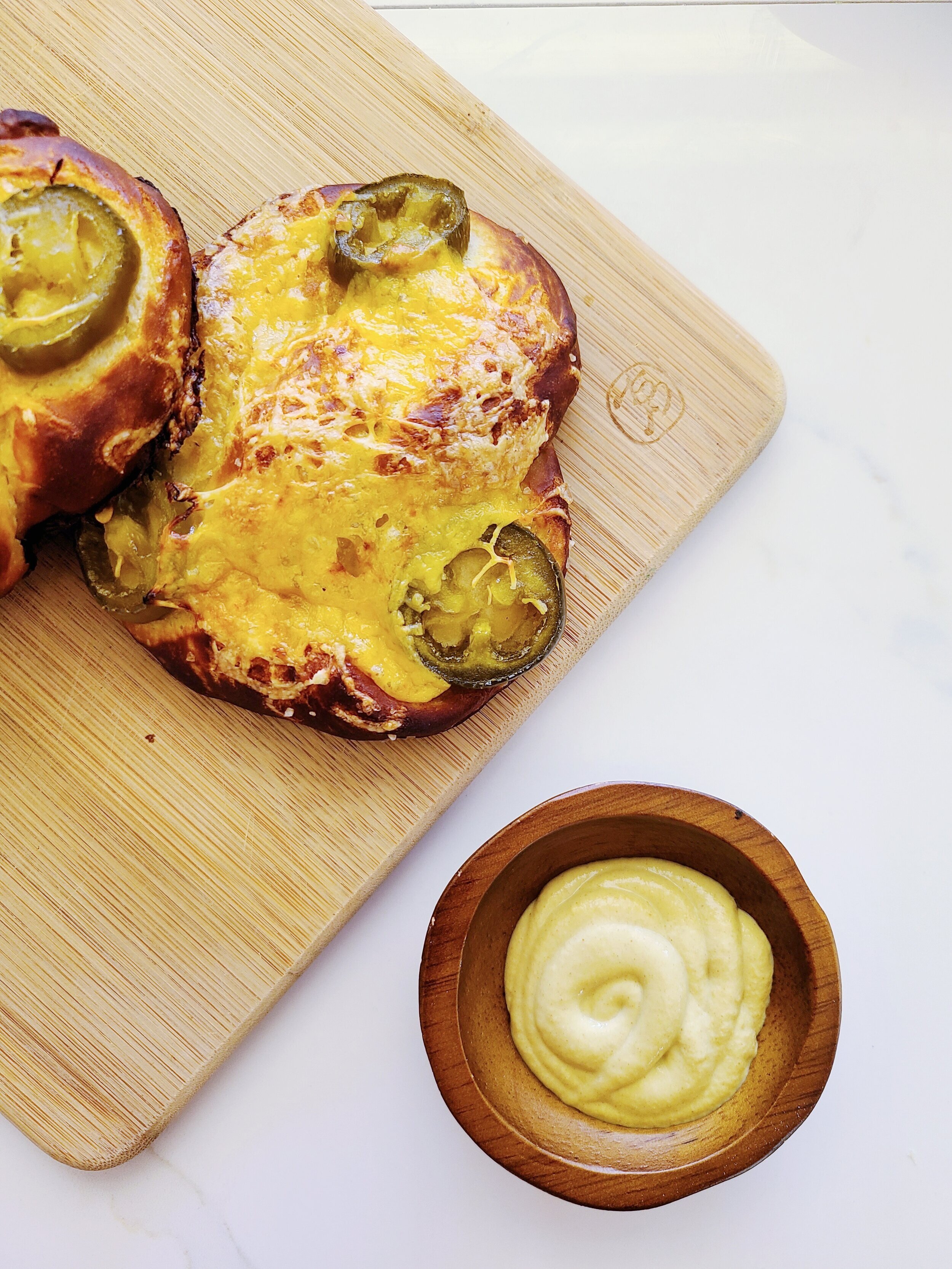 Soft Cheddar Pretzels