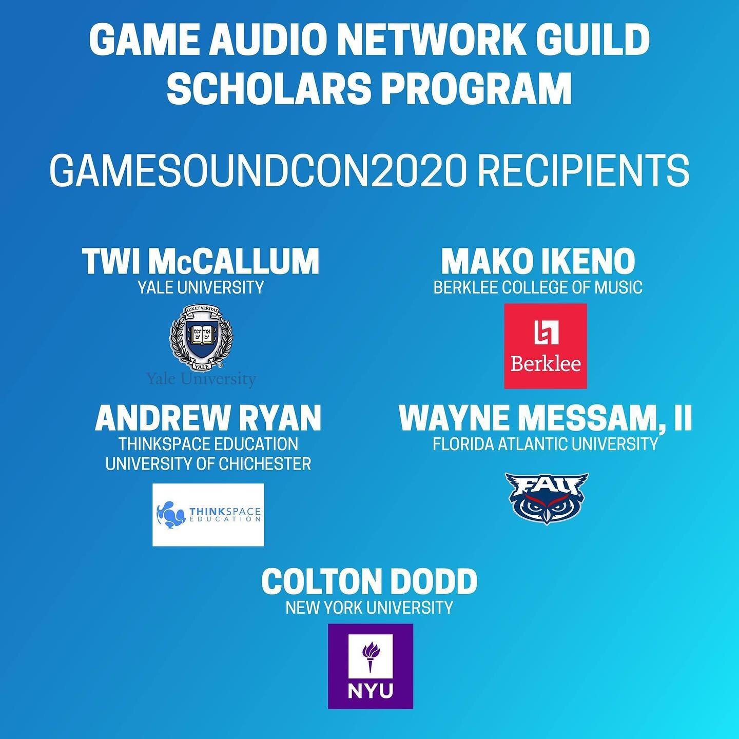 Wow! Look at this thing! Excited to meet the other recipients and learn a bunch of stuff! Can&rsquo;t wait for GameSoundCon!
Thanks @gameaudionetworkguild 🙌🏼