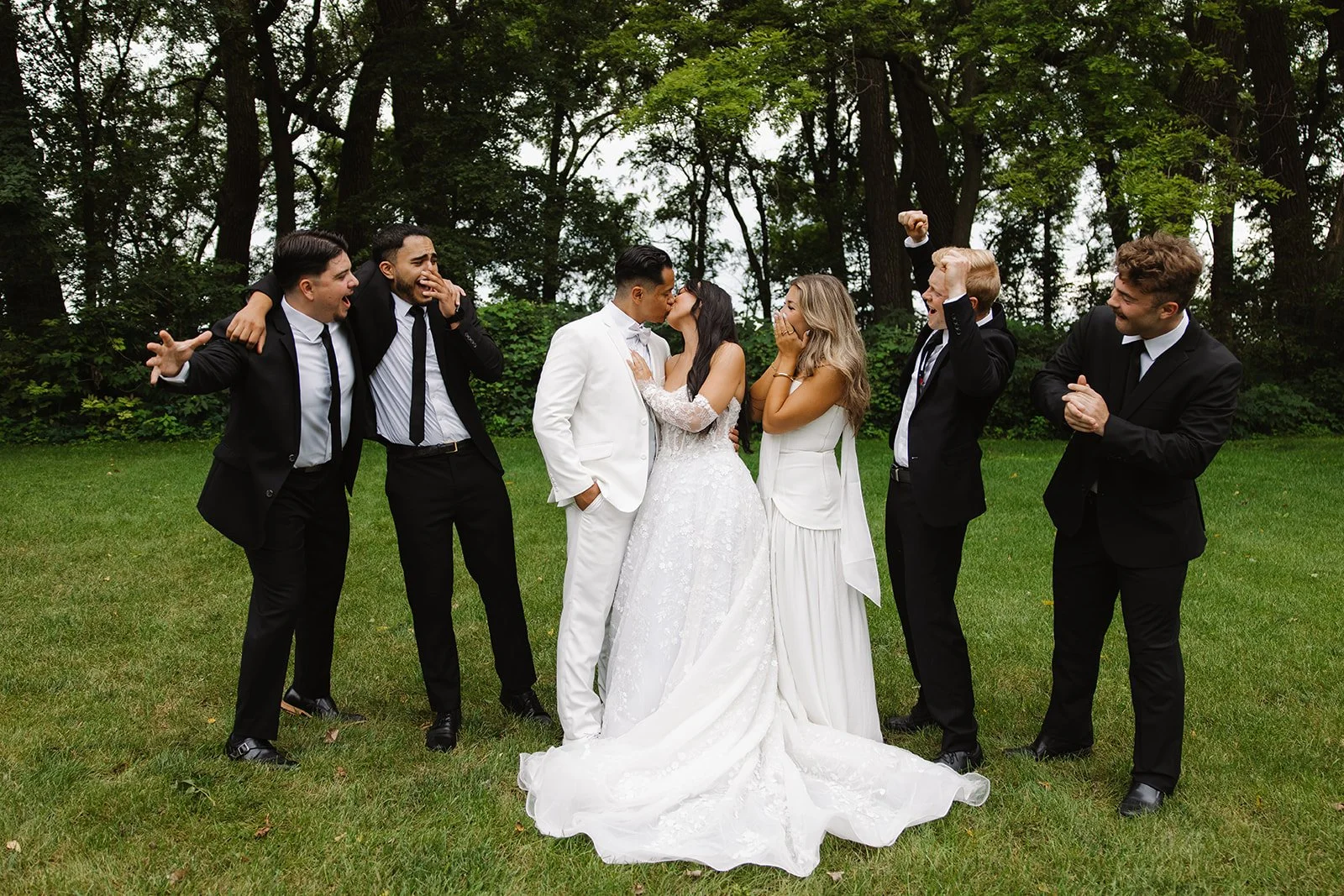 Southern Minnesota wedding party