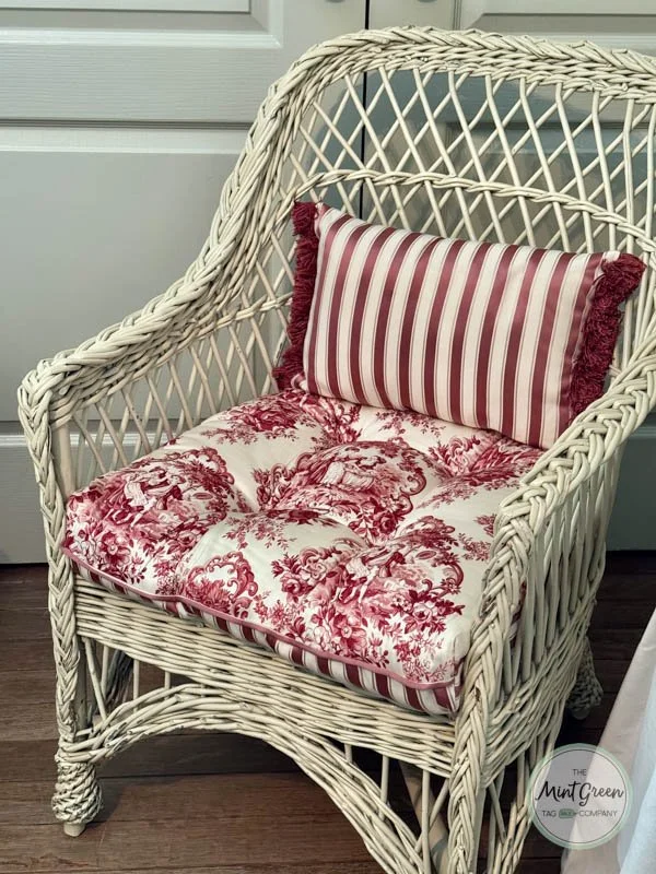 White Wicker Chair