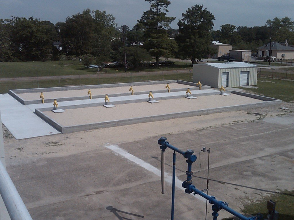 Water Treatment Plant Sludge Drying Beds
