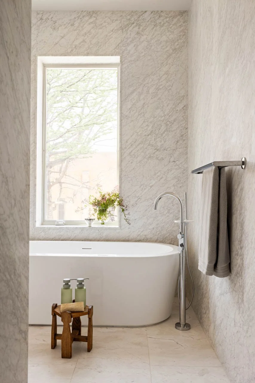 Bathroom Designed with a Tub