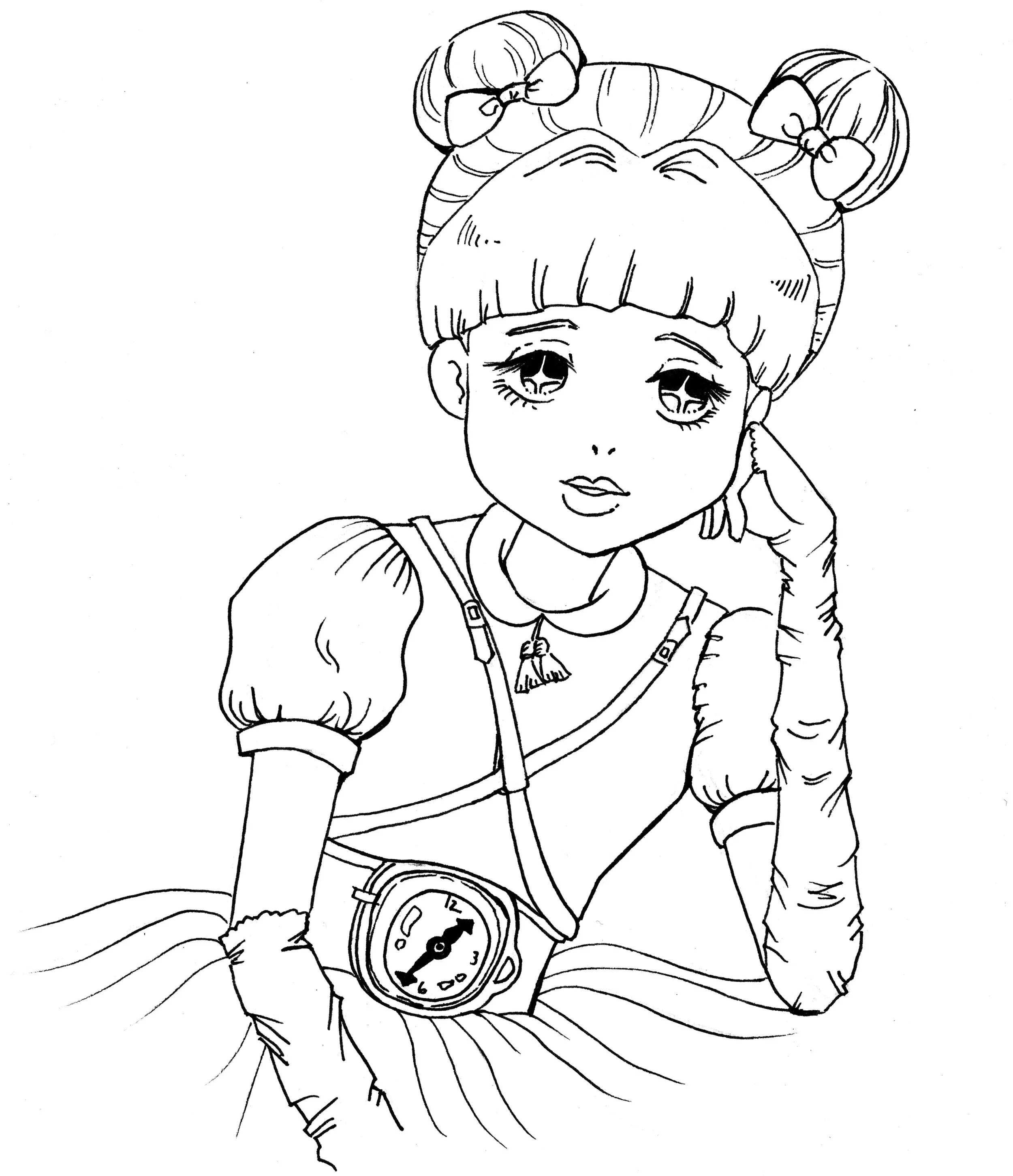 How to draw Serena Malfi as Rossin's La Centerentola in Manga style