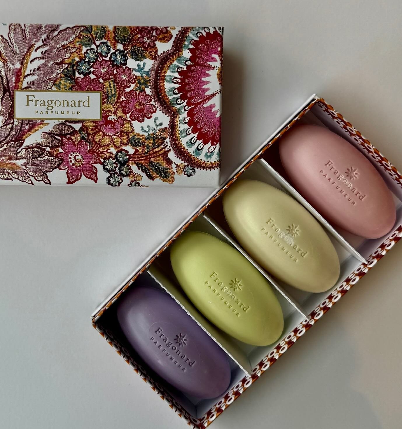 Fragonard soaps from France exclusively at Emily Joubert. Just in  time for Mother&rsquo;s Day! Stop by to see our collection. 📸who0aitsrolo 
#fragonardparfumeur #fragonard #mothersday