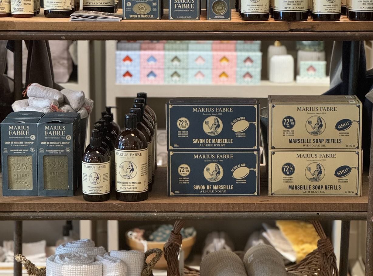 🧼✨ Exciting News! Emily Joubert in Woodside and San Francisco now carries Marius Fabre soaps! 🇫🇷

For 122 years, Marius Fabre has crafted their exquisite, natural soaps in the same cauldron, using a traditional process that results in biodegradabl