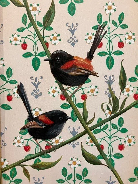 Art Exhibition &amp; Jewelry Trunk Show featuring Amber O'Neill and Marit Rae in Montecito.