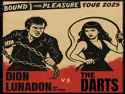 DION LUNADON vs. THE DARTS