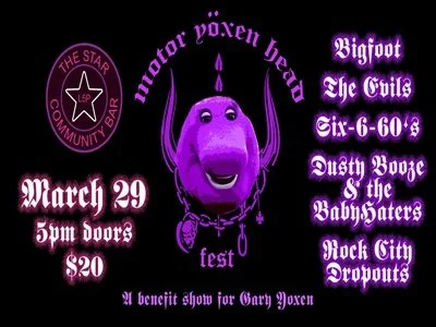 GARY YOXEN BENEFIT SHOW