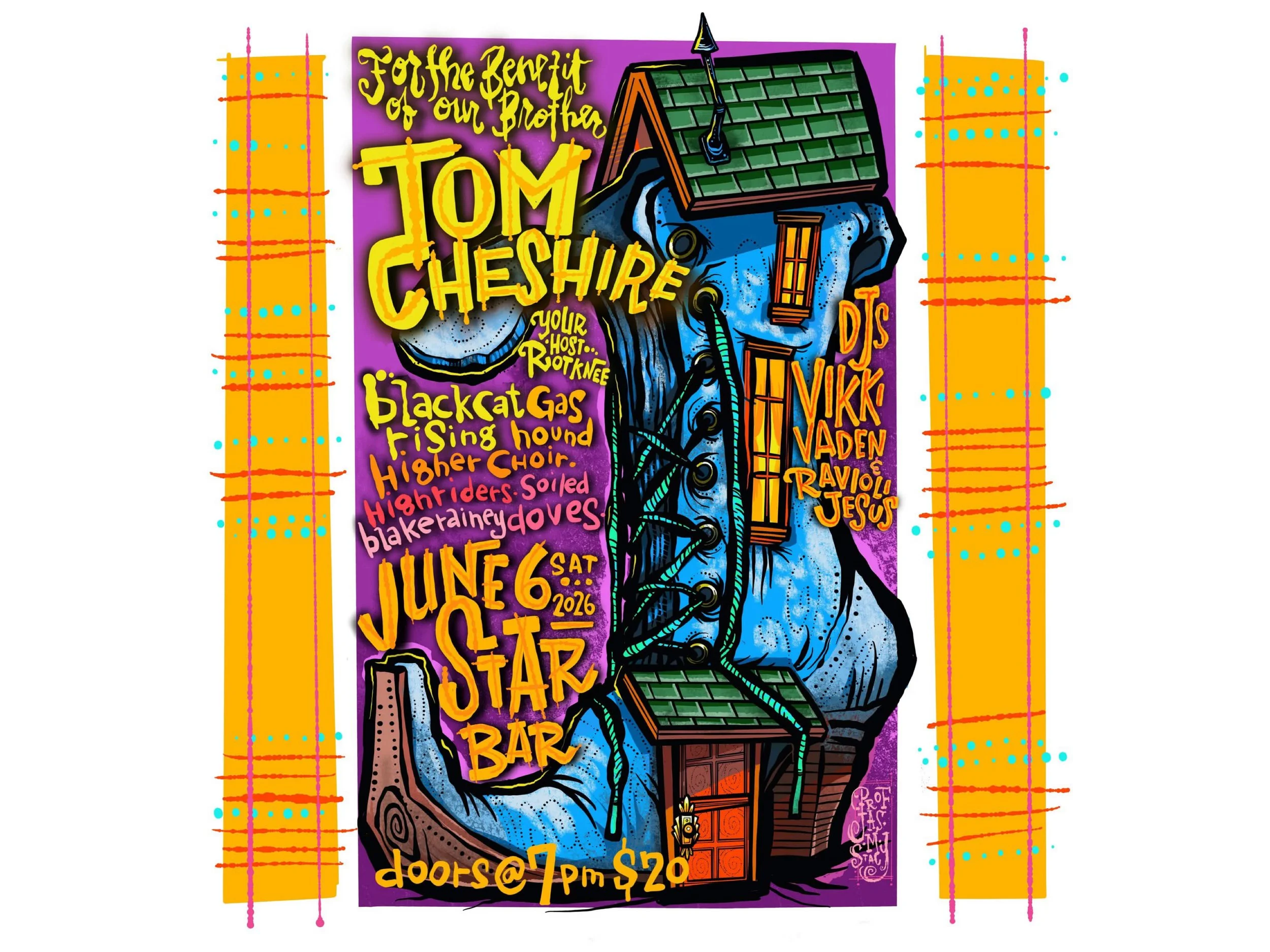 BENEFIT FOR TOM CHESHIRE