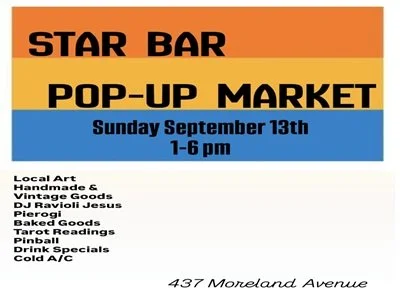 STAR COMMUNITY BAR POP-UP MARKET