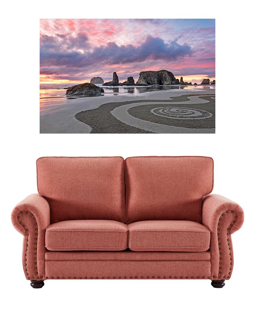 Labyrith coral loveseat.jpg