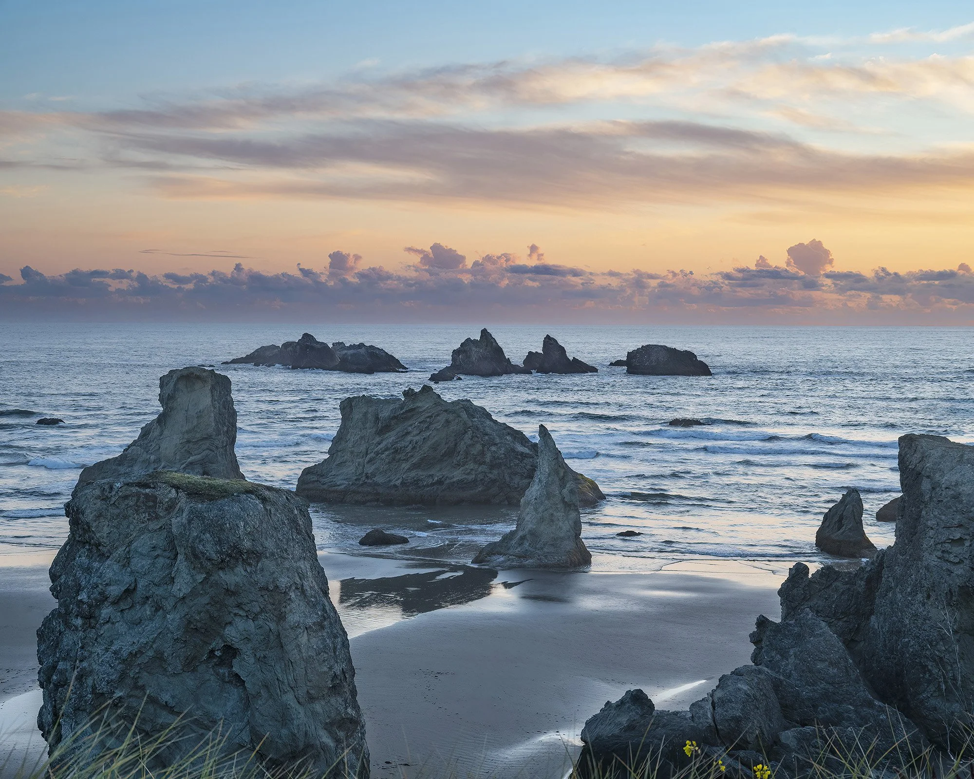 Sunset Sea Stacks