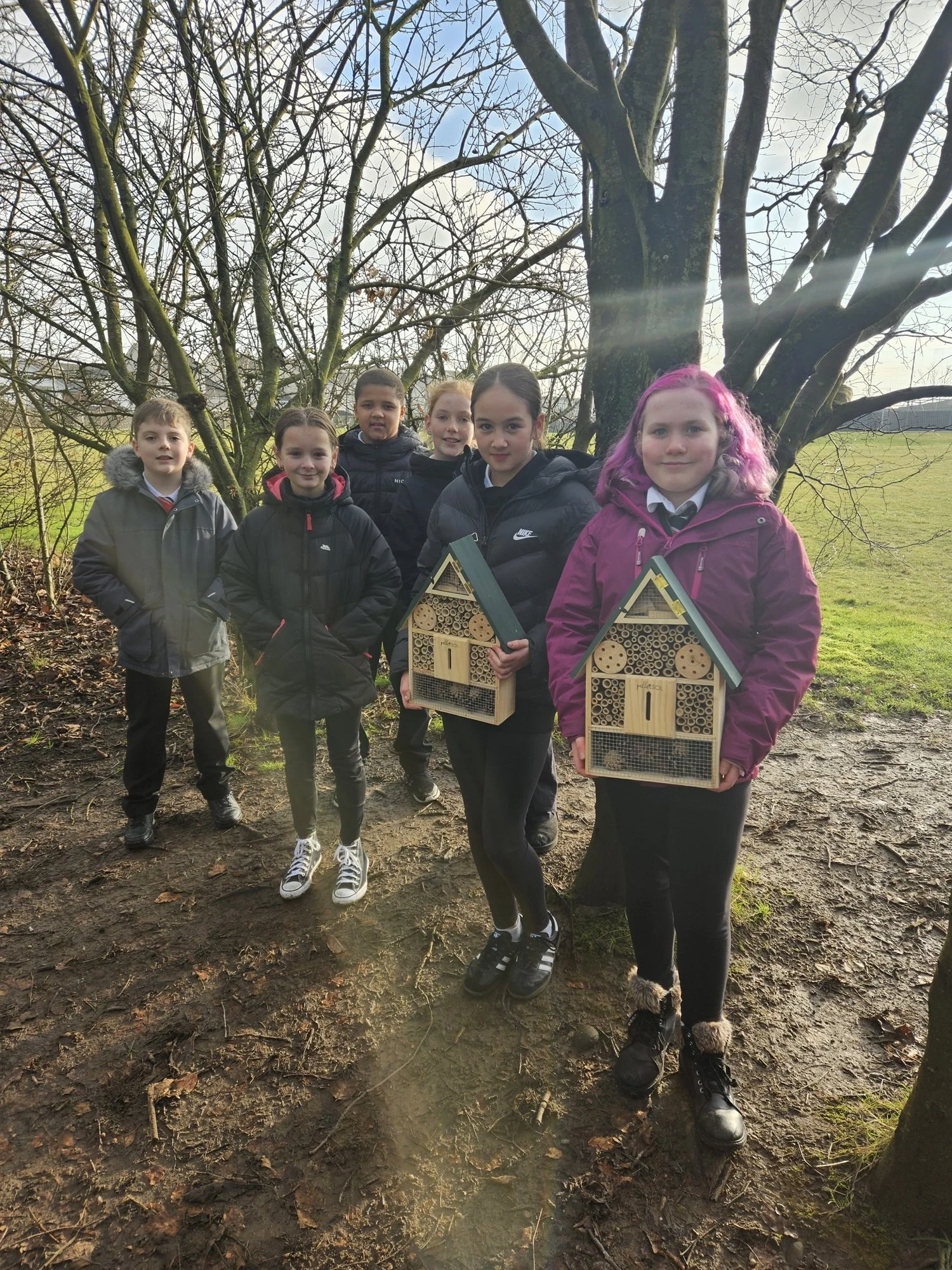 Kennoway Primary pupils buzzing about new bug hotels and wildlife garden