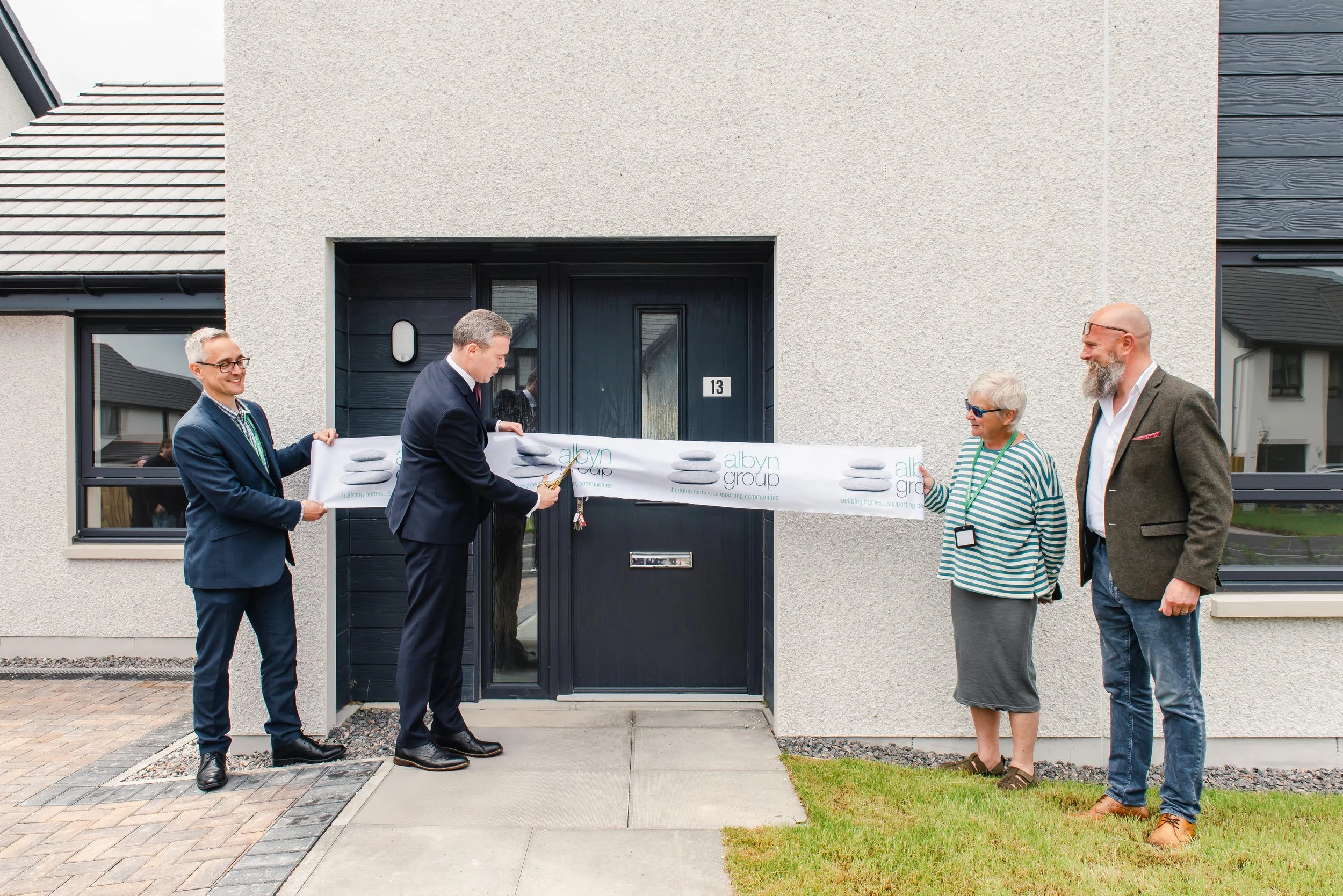Affordable homes development officially completed in Dornoch