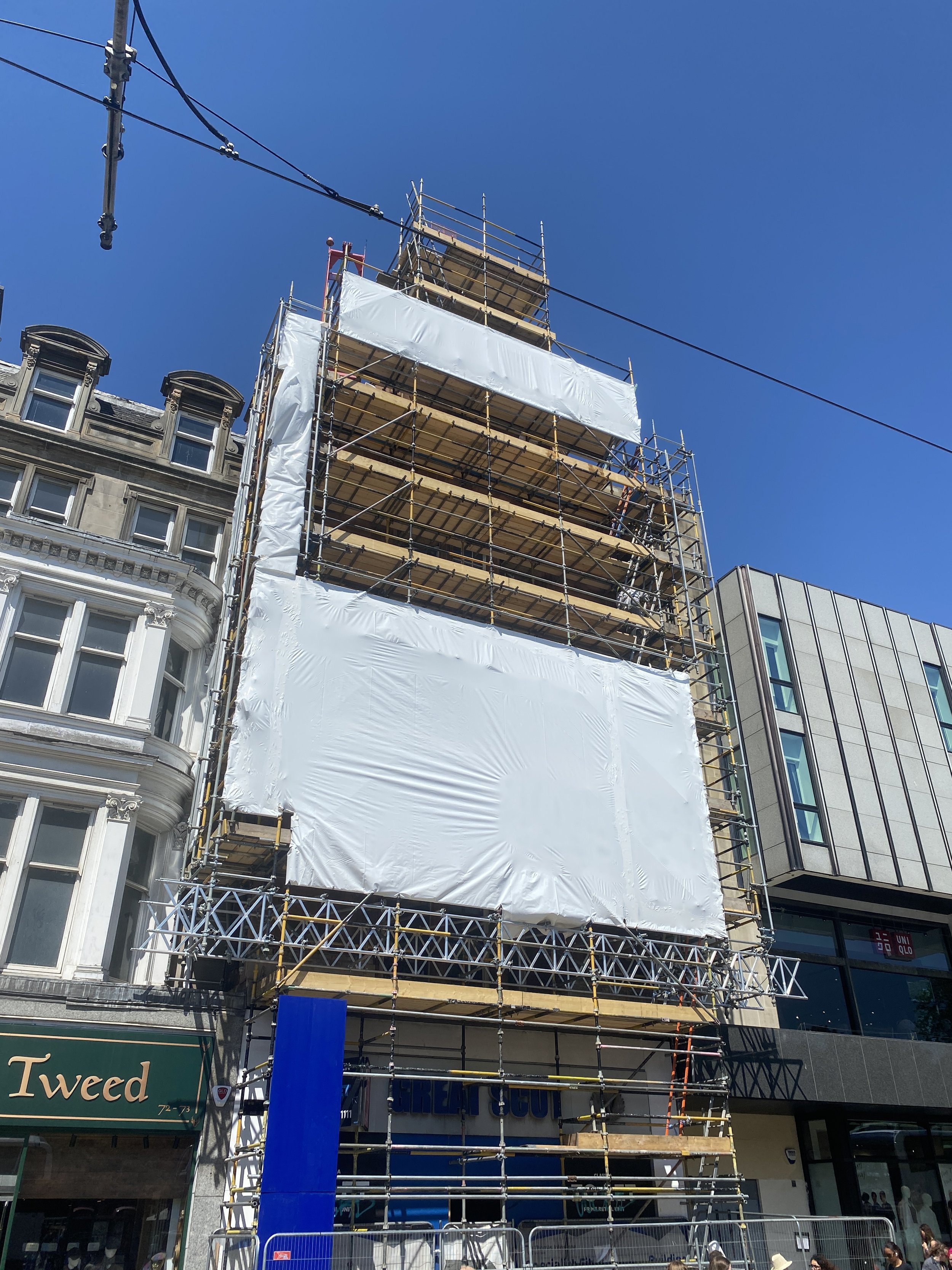 Topping out milestone reached on Edinburgh’s Caledonian Hotel extension as Will Rudd delivers on another high-profile city hotel