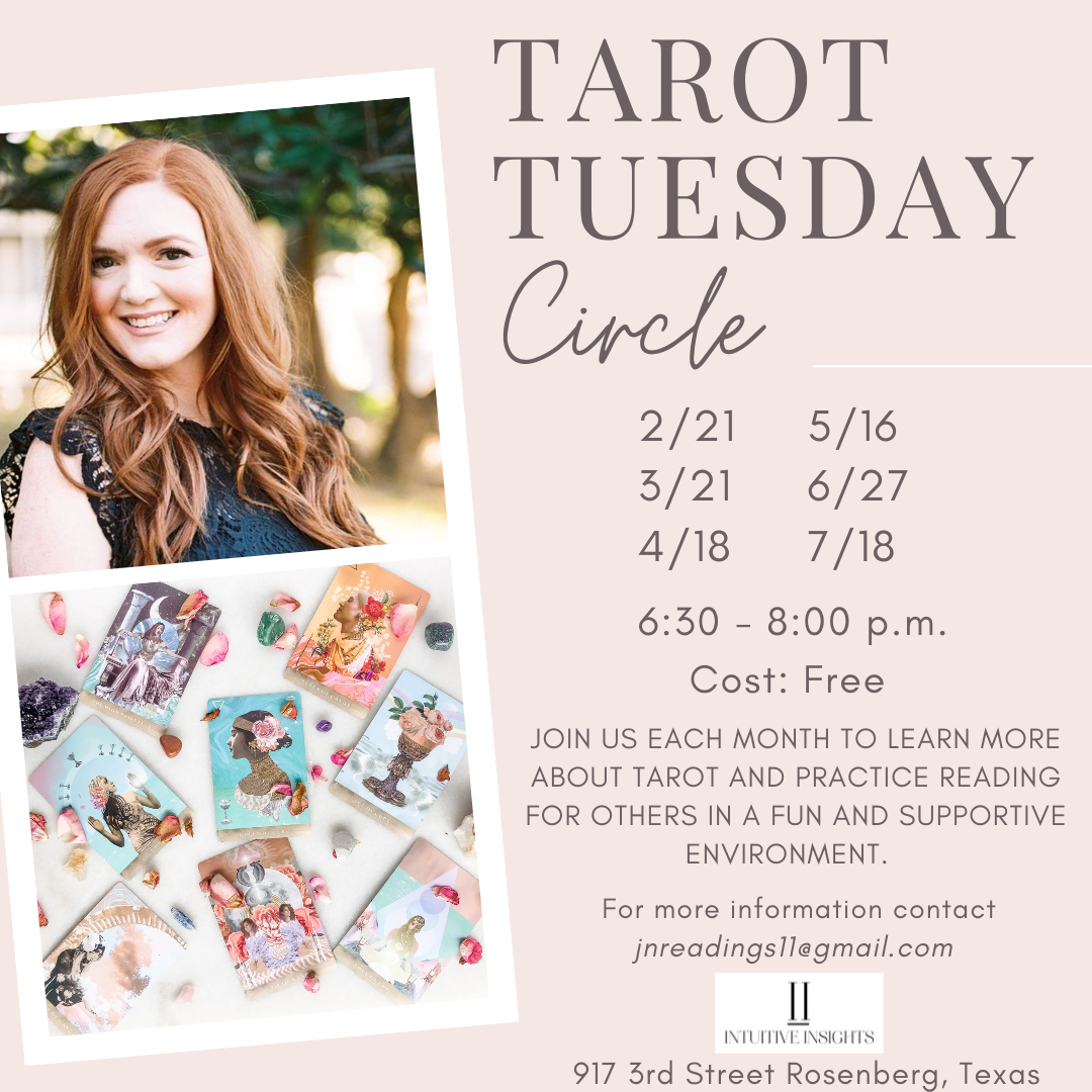 Tarot Tuesday Circle at Intuitive Insights Center for Metaphyics