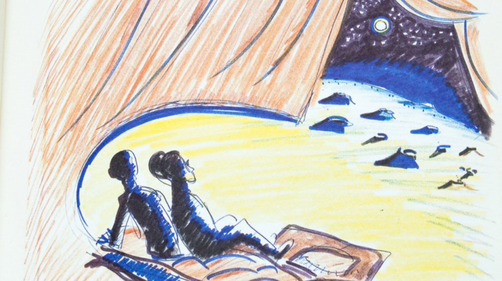Dessin Fellini, Le livre de mes rêves. Rituels imaginaires par Sylvie Gendreau