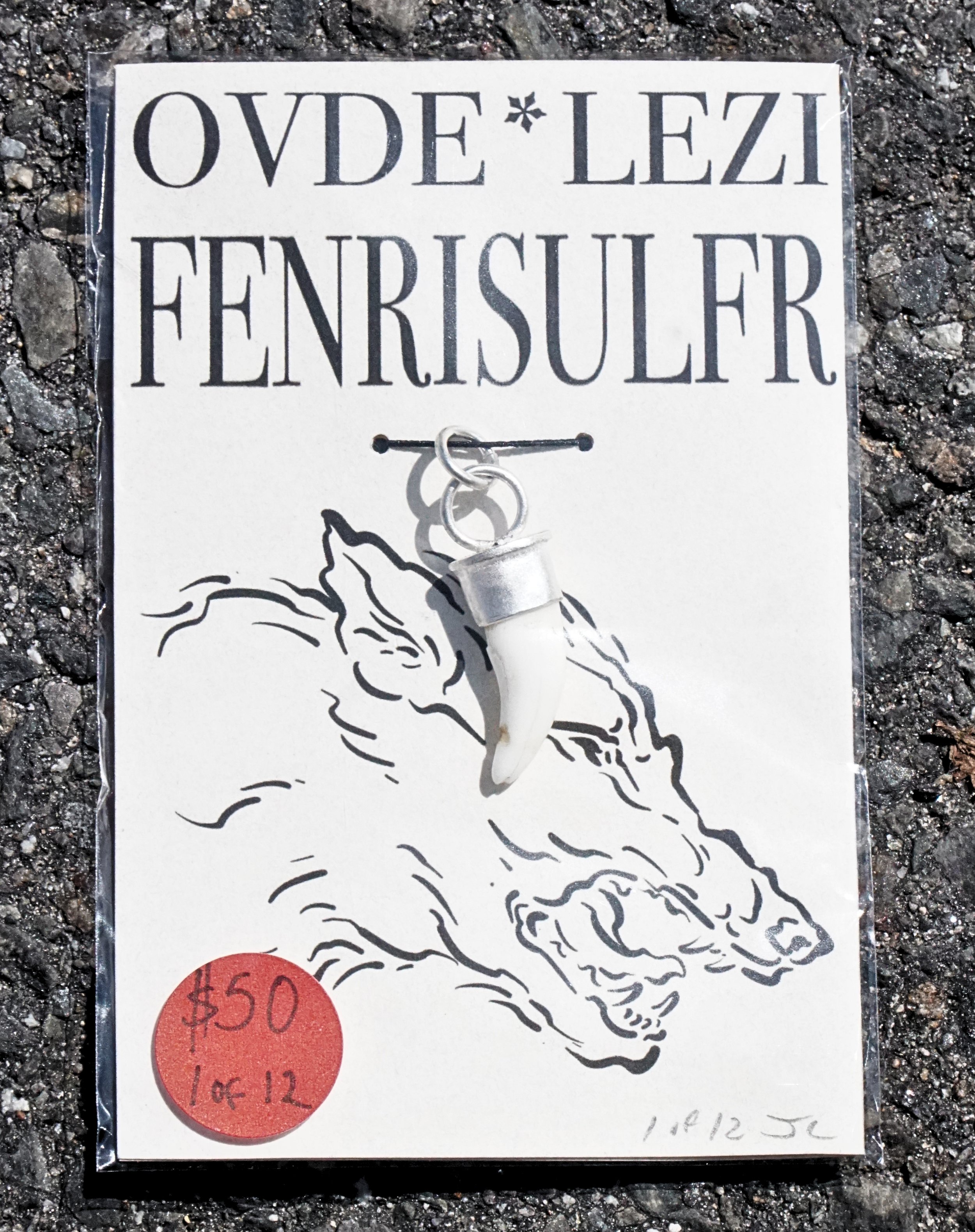 Jeremiah Loui - Coyote tooth pendant