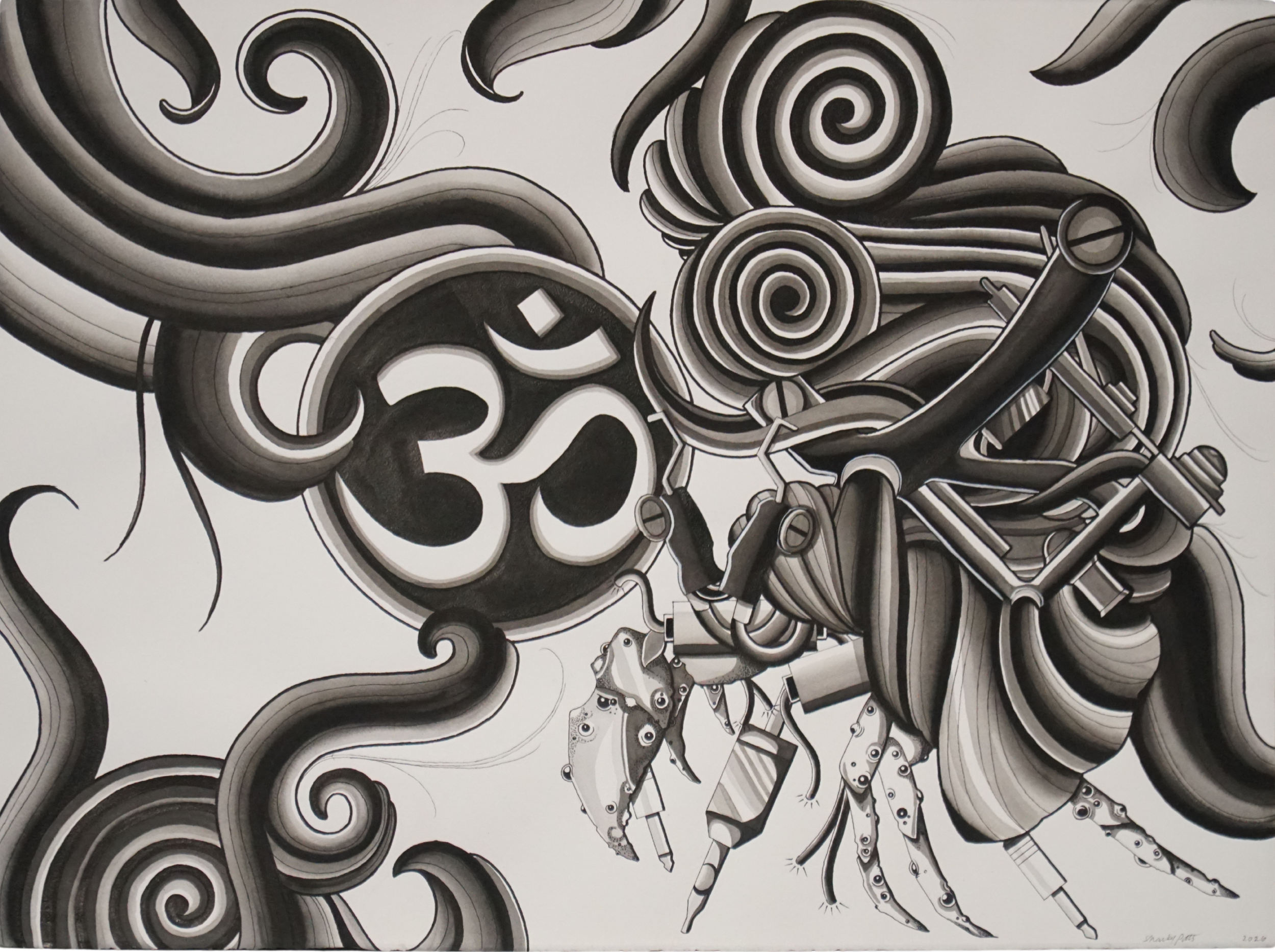 Sharky Pitts - "Astral Husk of a New God"