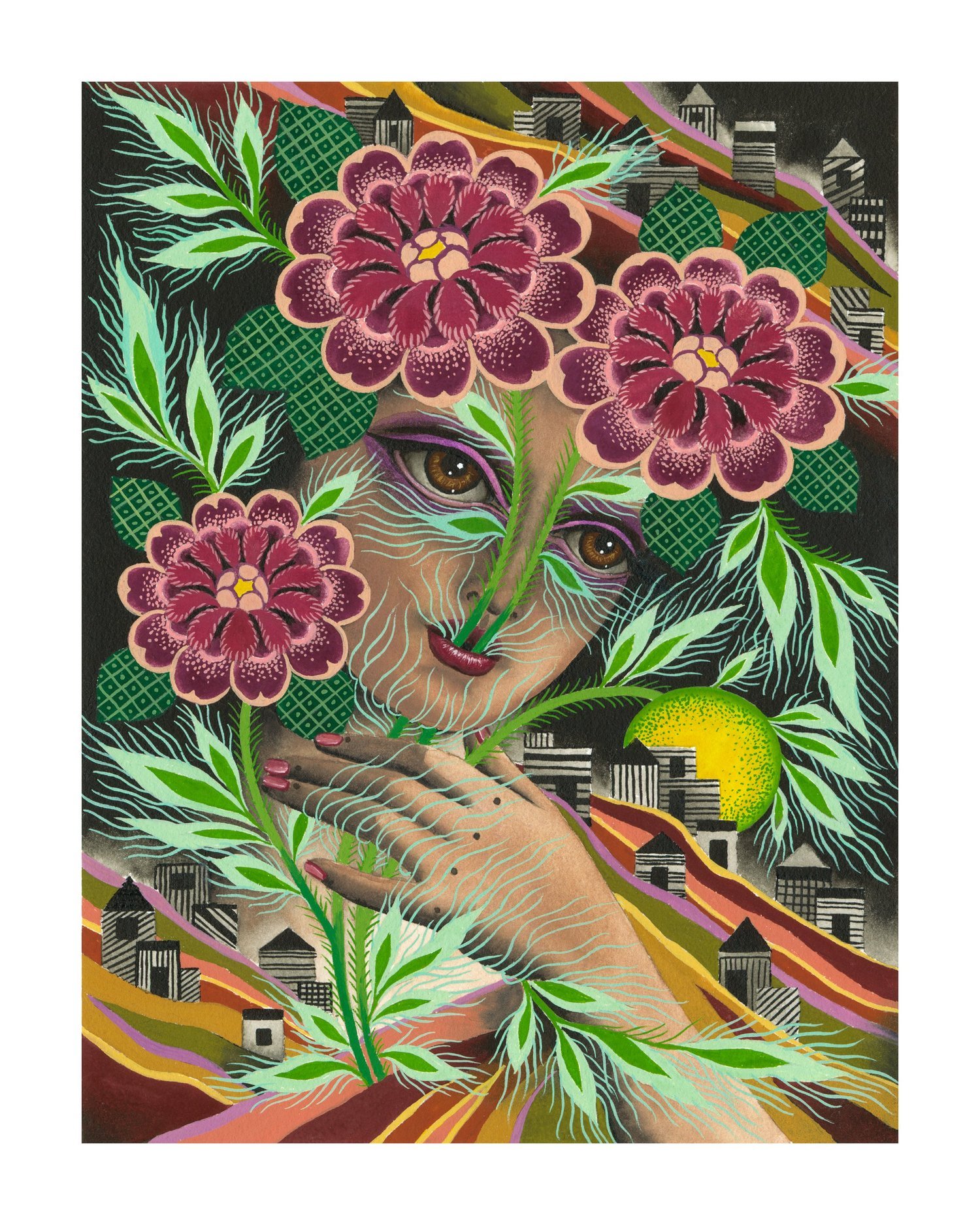 "Polychrome Highways" [Print] - Virginia Elwood
