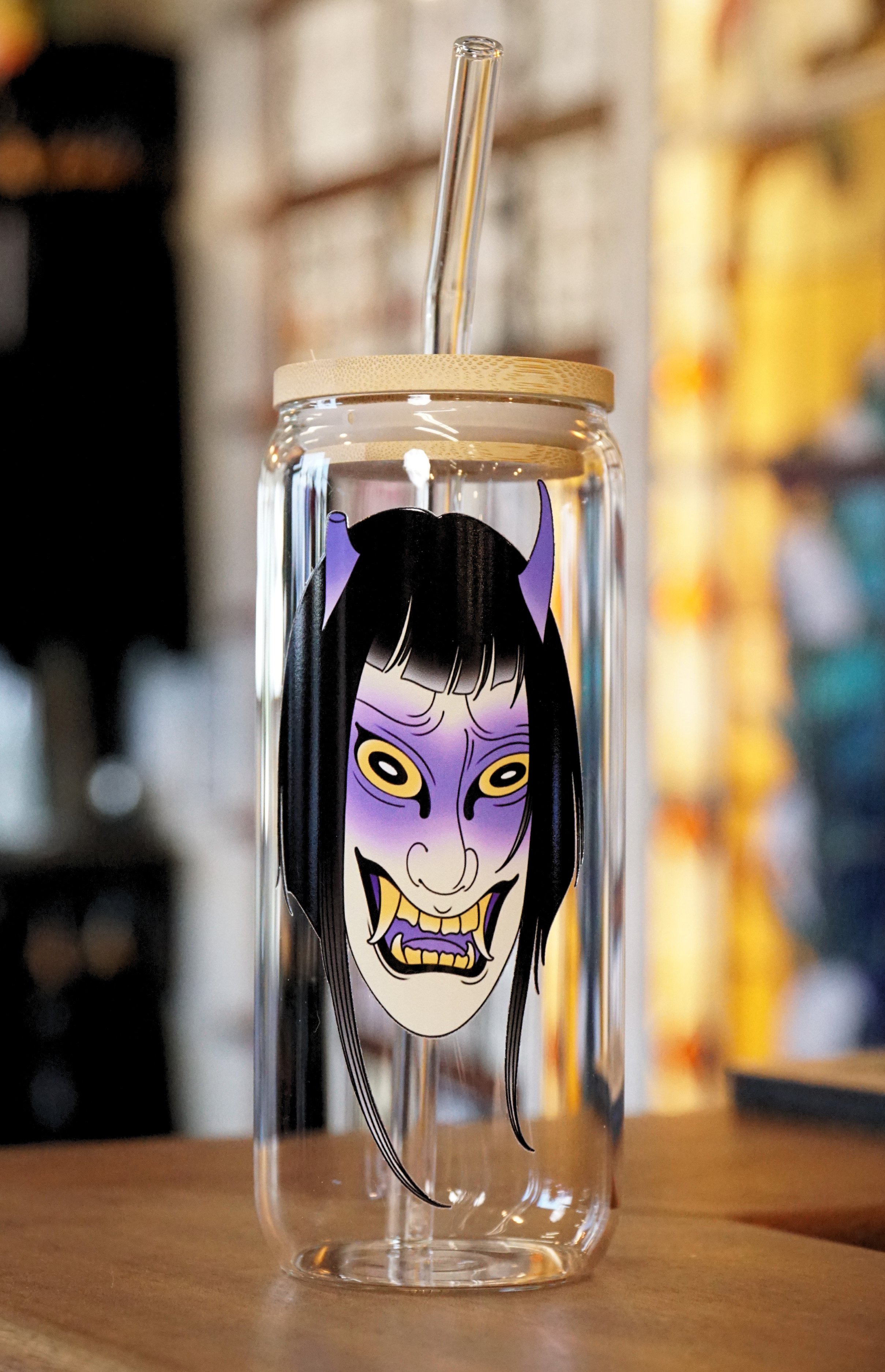 Ron Henry Wells - Purple Hannya Large